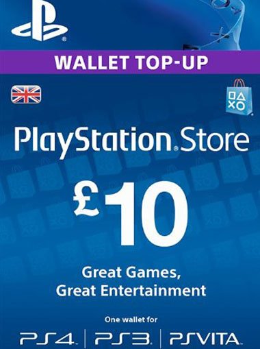 Playstation Network (PSN) Card £10 GBP cd key